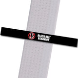 K5 MA - Black Belt Behavior Achievement Stripes - BeltStripes.com : The #1 Source for Martial Arts Belt Tape