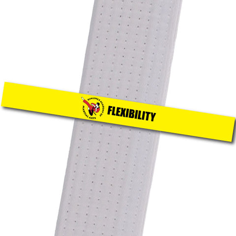 Kimling's Academy - Flexibility Achievement Stripes - BeltStripes.com : The #1 Source for Martial Arts Belt Tape