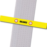 Karate Institute - Balance Custom Belt Stripes - BeltStripes.com : The #1 Source for Martial Arts Belt Tape