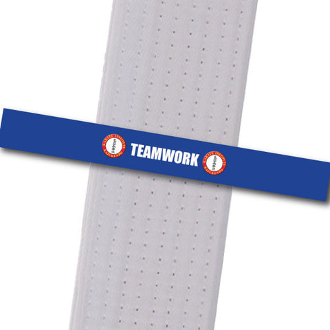 Karate Institute - Teamwork Custom Belt Stripes - BeltStripes.com : The #1 Source for Martial Arts Belt Tape