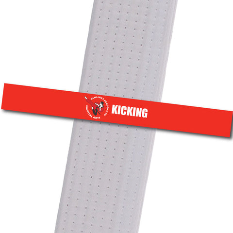 Kimling's Academy - Kicking Achievement Stripes - BeltStripes.com : The #1 Source for Martial Arts Belt Tape