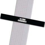 Kim's Tae Kwon Do - 1st Dan Candidate Achievement Stripes - BeltStripes.com : The #1 Source for Martial Arts Belt Tape