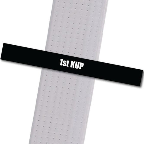 Kim's Tae Kwon Do - 1st Kup Achievement Stripes - BeltStripes.com : The #1 Source for Martial Arts Belt Tape