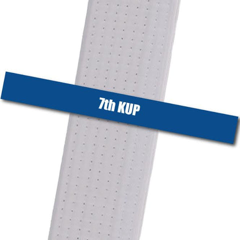 Kim's Tae Kwon Do - 7th Kup Achievement Stripes - BeltStripes.com : The #1 Source for Martial Arts Belt Tape