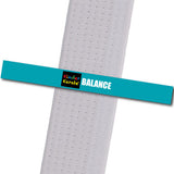 Kinder Karate - Balance Custom Belt Stripes - BeltStripes.com : The #1 Source for Martial Arts Belt Tape