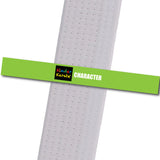 Kinder Karate - Character - Lt Green Custom Belt Stripes - BeltStripes.com : The #1 Source for Martial Arts Belt Tape