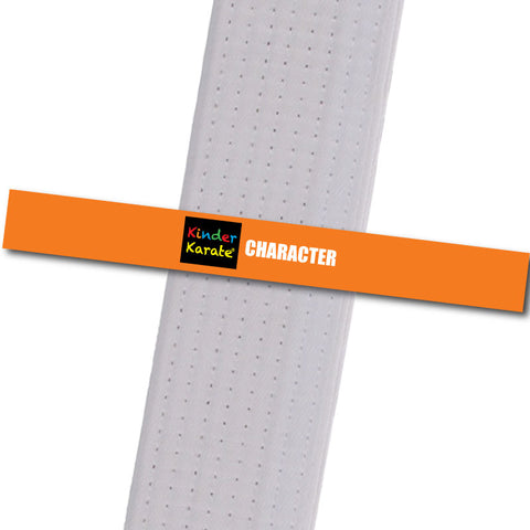 Kinder Karate - Character - Orange Custom Belt Stripes - BeltStripes.com : The #1 Source for Martial Arts Belt Tape