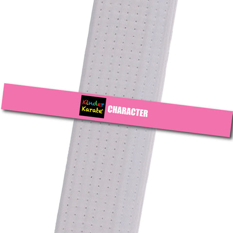 Kinder Karate - Character - Pink Custom Belt Stripes - BeltStripes.com : The #1 Source for Martial Arts Belt Tape