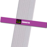Kinder Karate - Character - Purple Custom Belt Stripes - BeltStripes.com : The #1 Source for Martial Arts Belt Tape