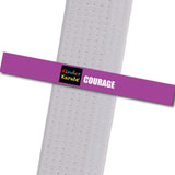 Kinder Karate - Courage Custom Belt Stripes - BeltStripes.com : The #1 Source for Martial Arts Belt Tape