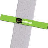 Kinder Karate - Flexibility Custom Belt Stripes - BeltStripes.com : The #1 Source for Martial Arts Belt Tape