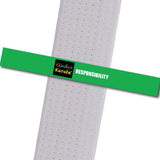 Kinder Karate - Responsibility Custom Belt Stripes - BeltStripes.com : The #1 Source for Martial Arts Belt Tape