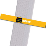 Kinder Karate - Wisdom Custom Belt Stripes - BeltStripes.com : The #1 Source for Martial Arts Belt Tape