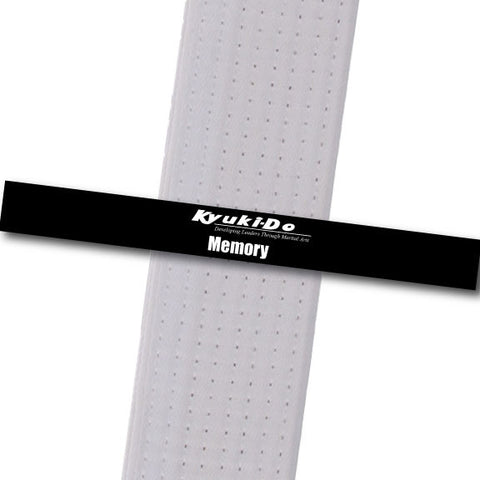 Kyuki-Do MA - Memory Custom Belt Stripes - BeltStripes.com : The #1 Source for Martial Arts Belt Tape