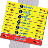 My First Six Weeks BeltStripes - Complete Sets of all 7 Rewards (Original Series) My Path to Black Belt - BeltStripes.com : The #1 Source for Martial Arts Belt Tape