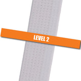 MacKenzie & Yates MA - Level 2 Achievement Stripes - BeltStripes.com : The #1 Source for Martial Arts Belt Tape
