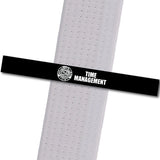 Master Curry MA - Time Management Achievement Stripes - BeltStripes.com : The #1 Source for Martial Arts Belt Tape