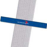 Matthews MA - Blue - Logo Only Achievement Stripes - BeltStripes.com : The #1 Source for Martial Arts Belt Tape