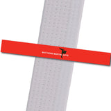 Matthews MA - Red - Logo Only Achievement Stripes - BeltStripes.com : The #1 Source for Martial Arts Belt Tape