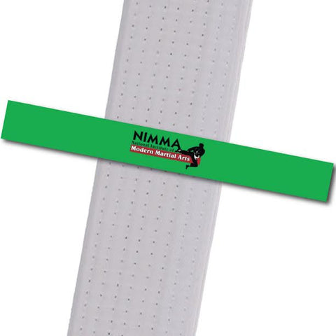 NIMMA - Logo only - Green Achievement Stripes - BeltStripes.com : The #1 Source for Martial Arts Belt Tape