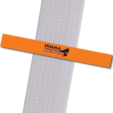 NIMMA - Logo Only - Orange Achievement Stripes - BeltStripes.com : The #1 Source for Martial Arts Belt Tape