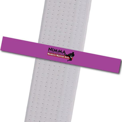 NIMMA - Logo Only - Purple Achievement Stripes - BeltStripes.com : The #1 Source for Martial Arts Belt Tape