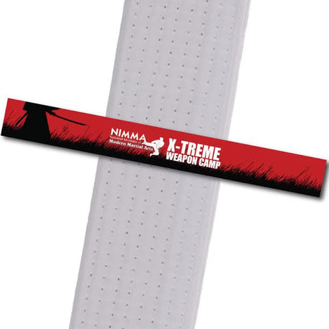 NIMMA - X-Treme Weapon Camp Achievement Stripes - BeltStripes.com : The #1 Source for Martial Arts Belt Tape