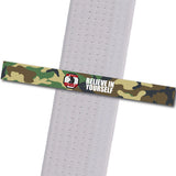 New Tradition - Believe in Yourself - Camo Custom Belt Stripes - BeltStripes.com : The #1 Source for Martial Arts Belt Tape