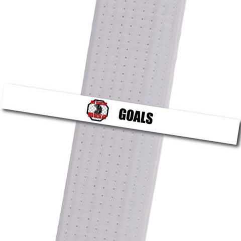 New Tradition - Goals Custom Belt Stripes - BeltStripes.com : The #1 Source for Martial Arts Belt Tape