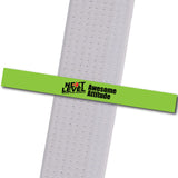 Next Level MA - Awesome Attitude Achievement Stripes - BeltStripes.com : The #1 Source for Martial Arts Belt Tape