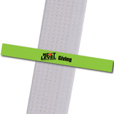 Next Level MA - Giving Achievement Stripes - BeltStripes.com : The #1 Source for Martial Arts Belt Tape