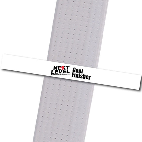 Next Level MA - Goal Finisher Achievement Stripes - BeltStripes.com : The #1 Source for Martial Arts Belt Tape