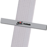 Next Level MA - Gratitude Achievement Stripes - BeltStripes.com : The #1 Source for Martial Arts Belt Tape