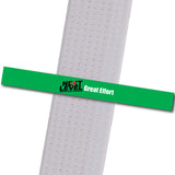 Next Level MA - Great Effort Achievement Stripes - BeltStripes.com : The #1 Source for Martial Arts Belt Tape