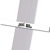 Next Level MA - Hard Worker Achievement Stripes - BeltStripes.com : The #1 Source for Martial Arts Belt Tape