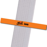 Next Level MA - Love Achievement Stripes - BeltStripes.com : The #1 Source for Martial Arts Belt Tape