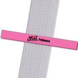 Next Level MA - Patience Achievement Stripes - BeltStripes.com : The #1 Source for Martial Arts Belt Tape