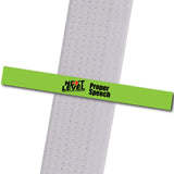 Next Level MA - Proper Speech Achievement Stripes - BeltStripes.com : The #1 Source for Martial Arts Belt Tape