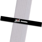 Next Level MA - Reliability Achievement Stripes - BeltStripes.com : The #1 Source for Martial Arts Belt Tape