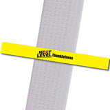 Next Level MA - Thankfulness Achievement Stripes - BeltStripes.com : The #1 Source for Martial Arts Belt Tape