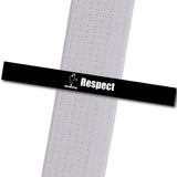 Next Step MA - Respect Custom Belt Stripes - BeltStripes.com : The #1 Source for Martial Arts Belt Tape