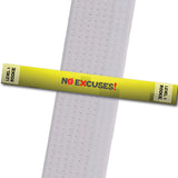 MatChats BeltStripes - No Excuses! - Level 1: Rookie Achievement Stripes - BeltStripes.com : The #1 Source for Martial Arts Belt Tape