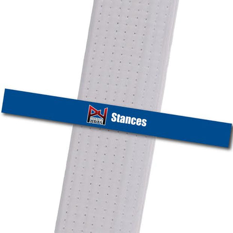 P4 Martial Arts - Stances Custom Belt Stripes - BeltStripes.com : The #1 Source for Martial Arts Belt Tape