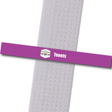 Pecks TKD - Tenets Custom Belt Stripes - BeltStripes.com : The #1 Source for Martial Arts Belt Tape