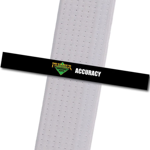 Premier Martial Arts - Accuracy Custom Belt Stripes - BeltStripes.com : The #1 Source for Martial Arts Belt Tape