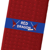 Red Dragon Karate BeltStripes - Blue Custom Belt Stripes - BeltStripes.com : The #1 Source for Martial Arts Belt Tape