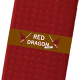 Red Dragon Karate BeltStripes - Brown Custom Belt Stripes - BeltStripes.com : The #1 Source for Martial Arts Belt Tape