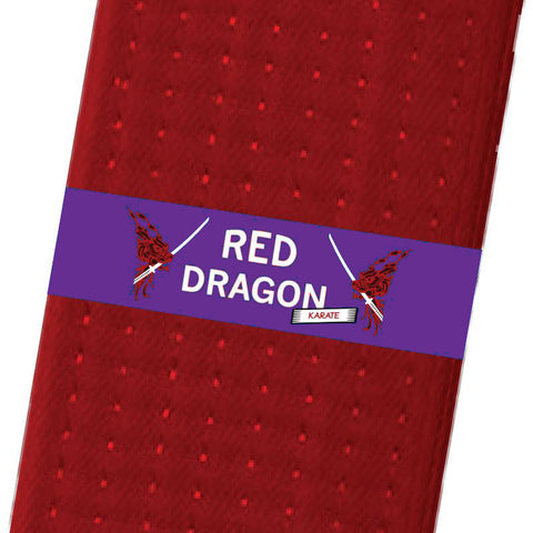Red Dragon Karate BeltStripes - Purple