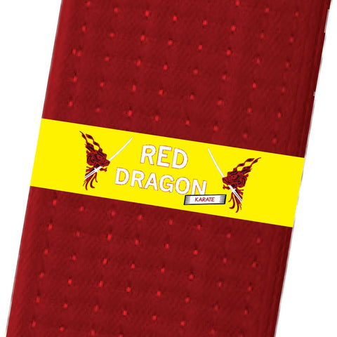 Red Dragon Karate BeltStripes - Yellow Custom Belt Stripes - BeltStripes.com : The #1 Source for Martial Arts Belt Tape
