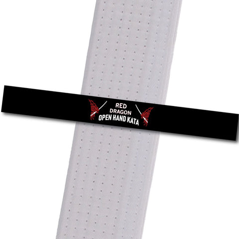 Red Dragon Karate -  Open Hand Kata Custom Belt Stripes - BeltStripes.com : The #1 Source for Martial Arts Belt Tape